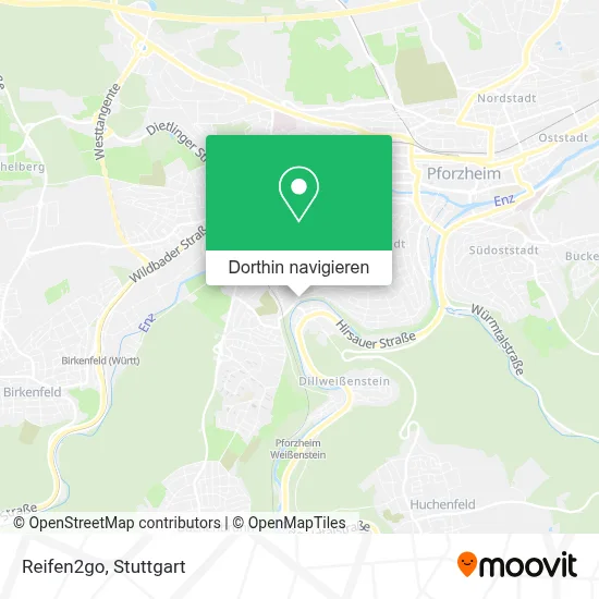 Reifen2go Karte