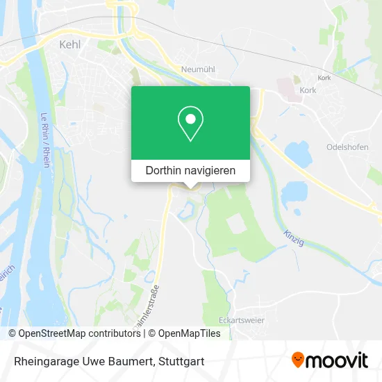 Rheingarage Uwe Baumert Karte