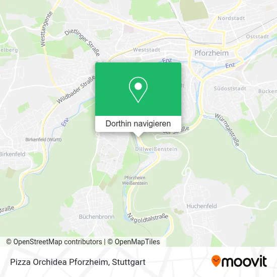Pizza Orchidea Pforzheim Karte