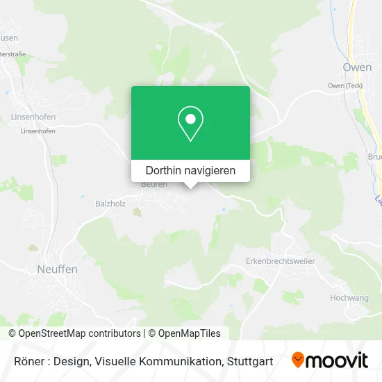 Röner : Design, Visuelle Kommunikation Karte