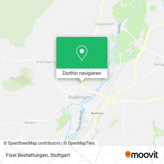 Fisel Bestattungen Karte