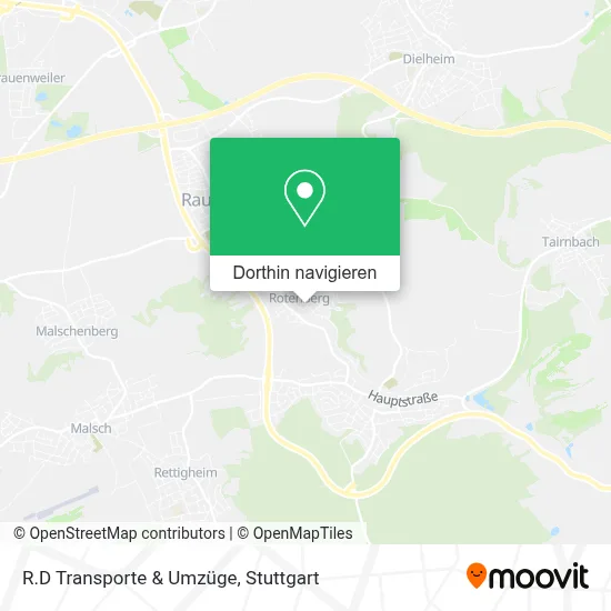 R.D Transporte & Umzüge Karte