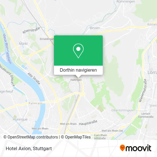 Hotel Axion Karte