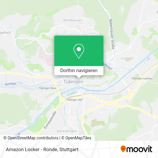 Amazon Locker - Ronde Karte