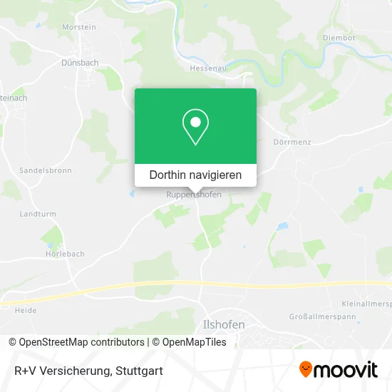 R+V Versicherung Karte