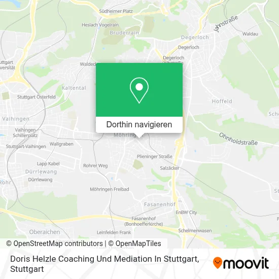 Doris Helzle Coaching Und Mediation In Stuttgart Karte