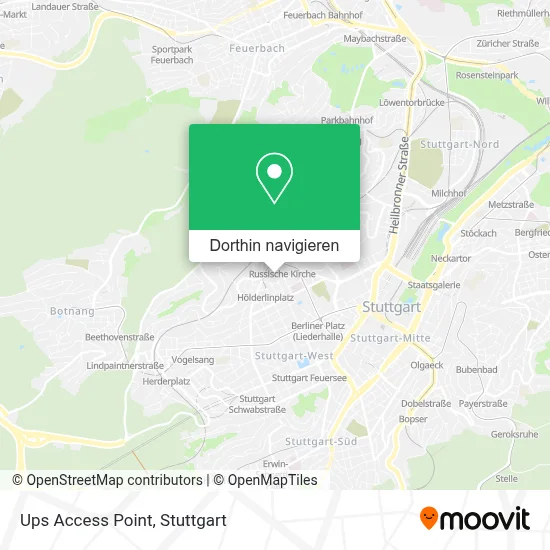 Ups Access Point Karte