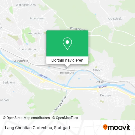 Lang Christian Gartenbau Karte