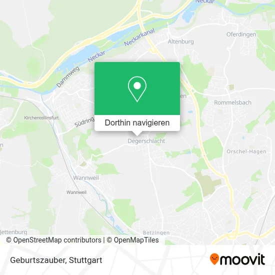 Geburtszauber Karte