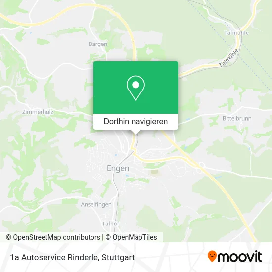 1a Autoservice Rinderle Karte