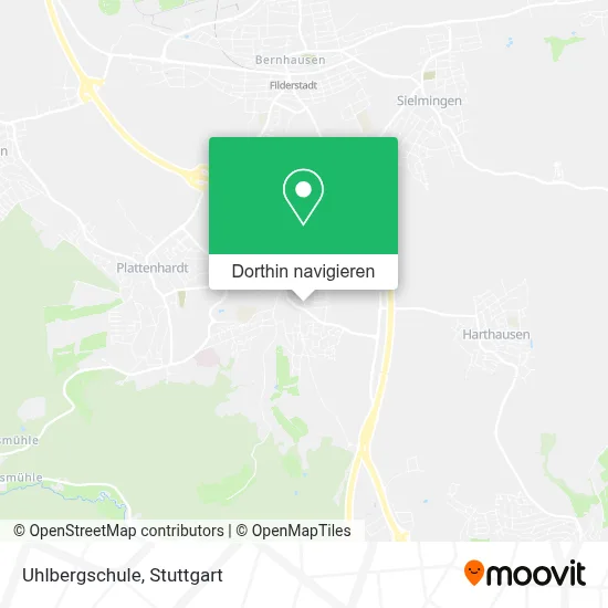 Uhlbergschule Karte