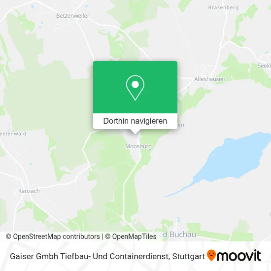 Gaiser Gmbh Tiefbau- Und Containerdienst Karte