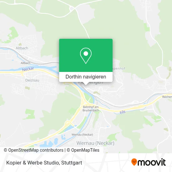 Kopier & Werbe Studio Karte