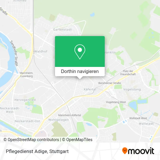 Pflegedienst Adige Karte