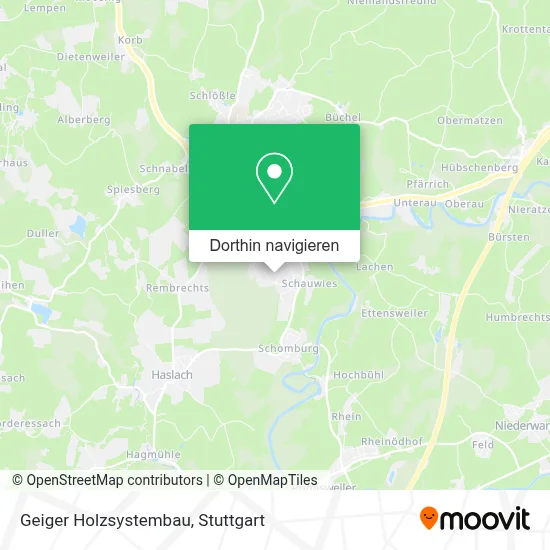 Geiger Holzsystembau Karte