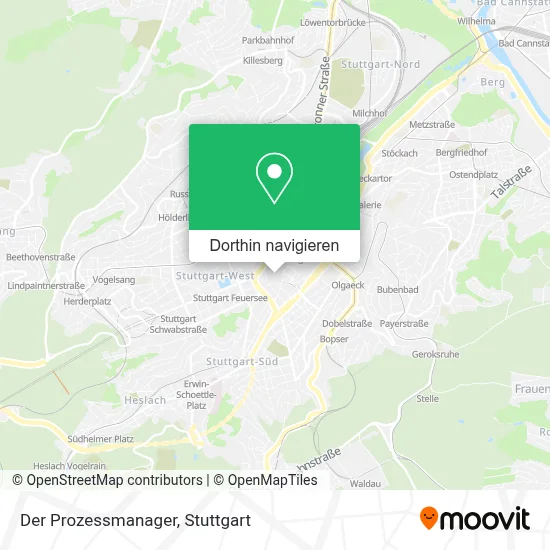 Der Prozessmanager Karte