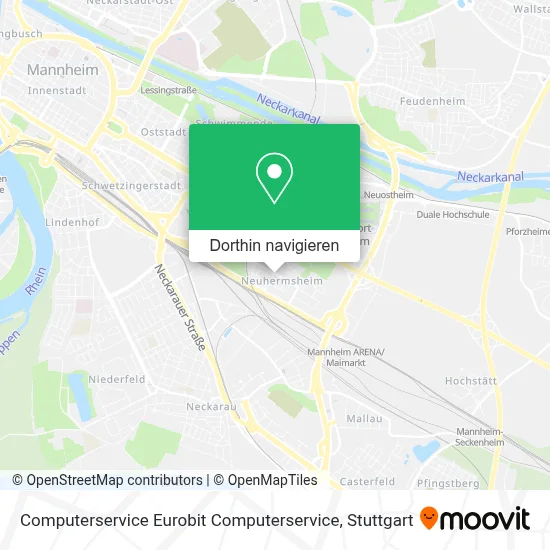 Computerservice Eurobit Computerservice Karte