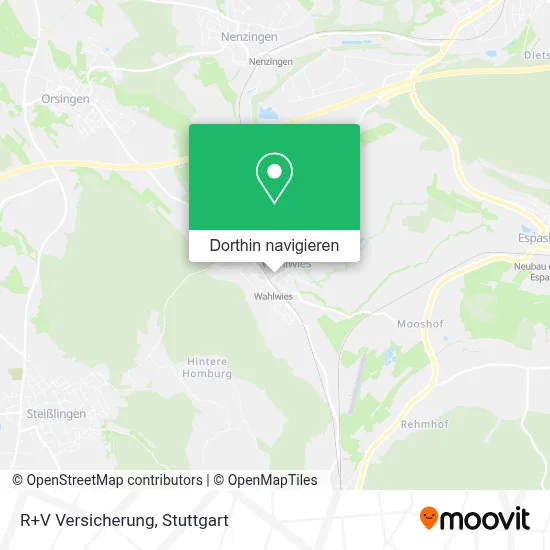 R+V Versicherung Karte