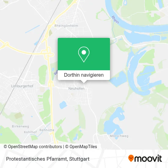 Protestantisches Pfarramt Karte