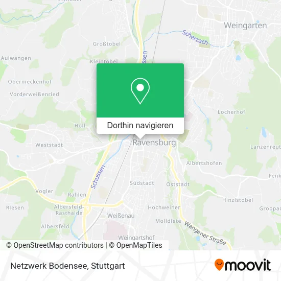 Netzwerk Bodensee Karte
