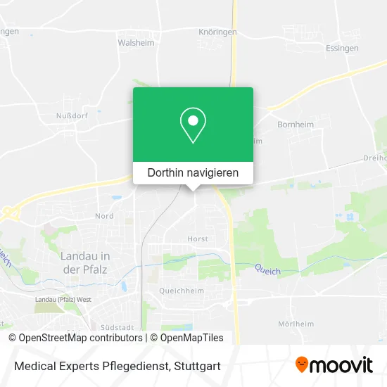 Medical Experts Pflegedienst Karte