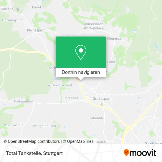 Total Tankstelle Karte