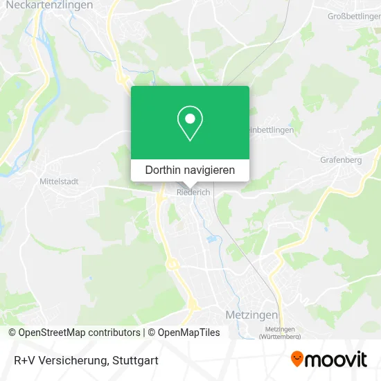 R+V Versicherung Karte