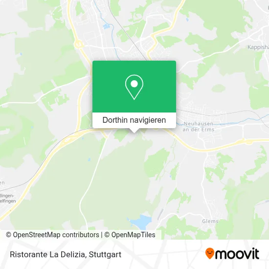 Ristorante La Delizia Karte