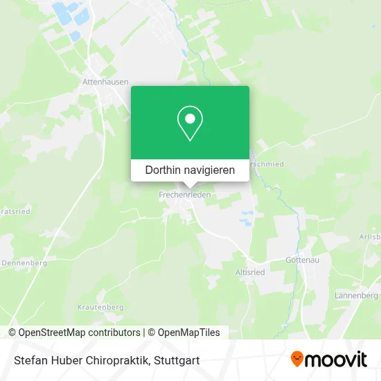 Stefan Huber Chiropraktik Karte