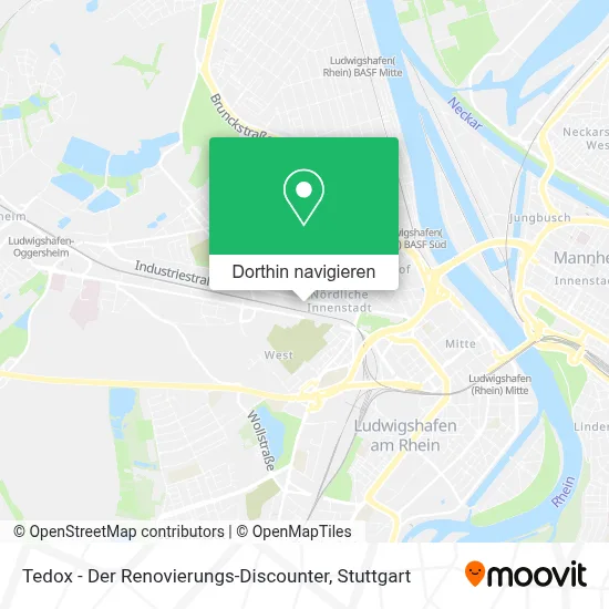 Tedox - Der Renovierungs-Discounter Karte