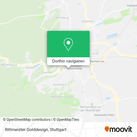 Rittmeister Golddesign Karte