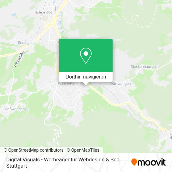Digital Visuals - Werbeagentur Webdesign & Seo Karte