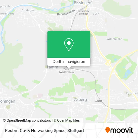 Restart Co- & Networking Space Karte
