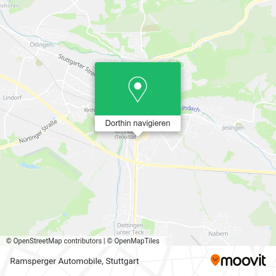 Ramsperger Automobile Karte