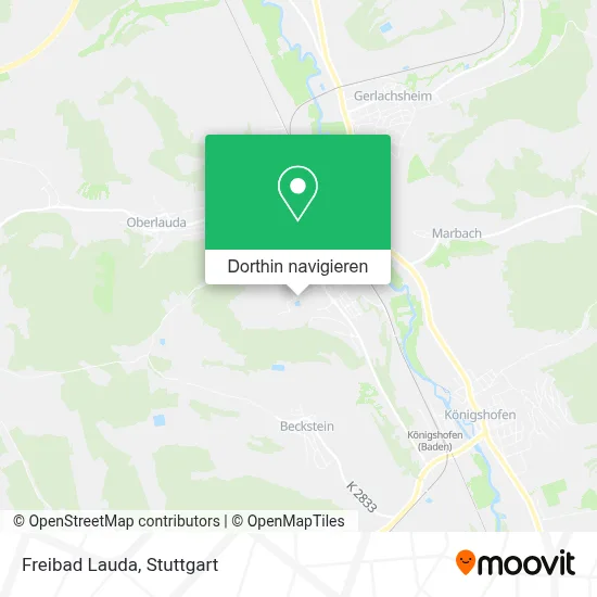 Freibad Lauda Karte