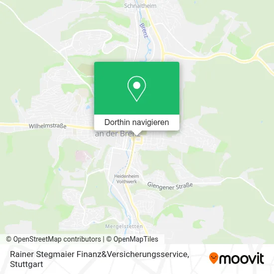 Rainer Stegmaier Finanz&Versicherungsservice Karte