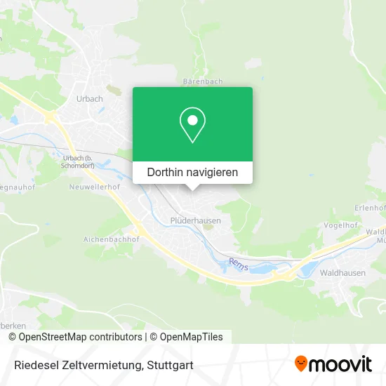 Riedesel Zeltvermietung Karte