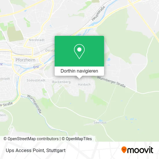 Ups Access Point Karte