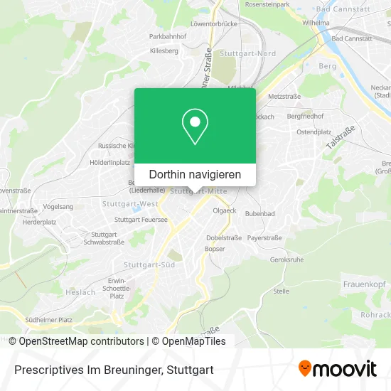 Prescriptives Im Breuninger Karte