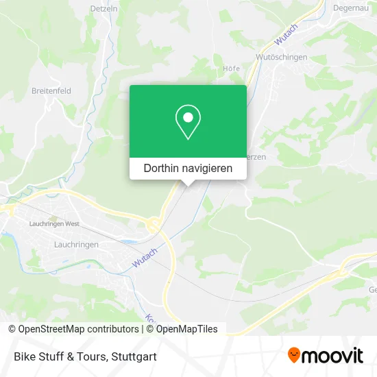 Bike Stuff & Tours Karte