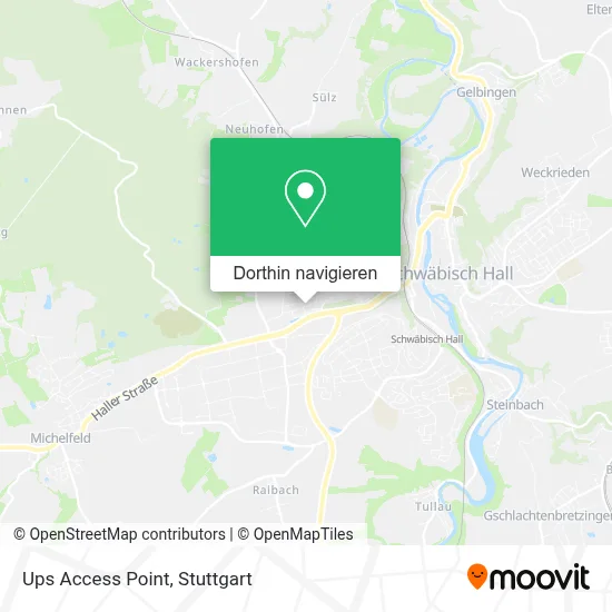 Ups Access Point Karte