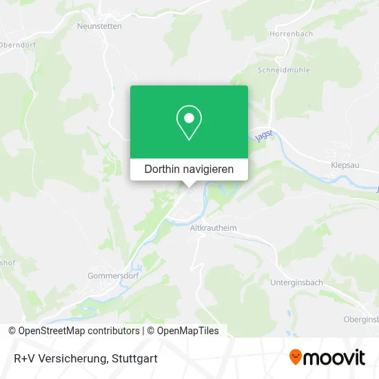 R+V Versicherung Karte