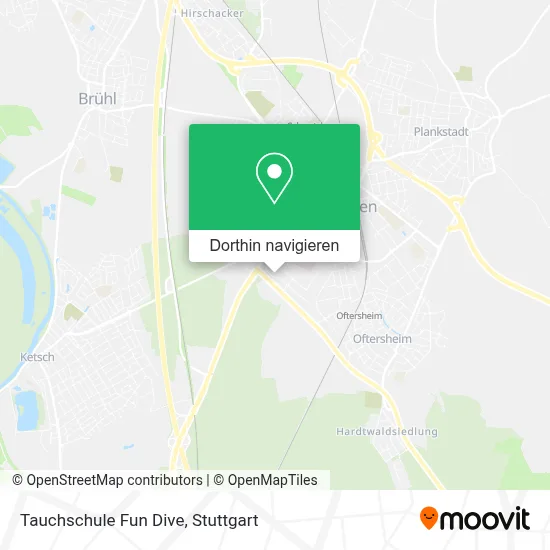 Tauchschule Fun Dive Karte