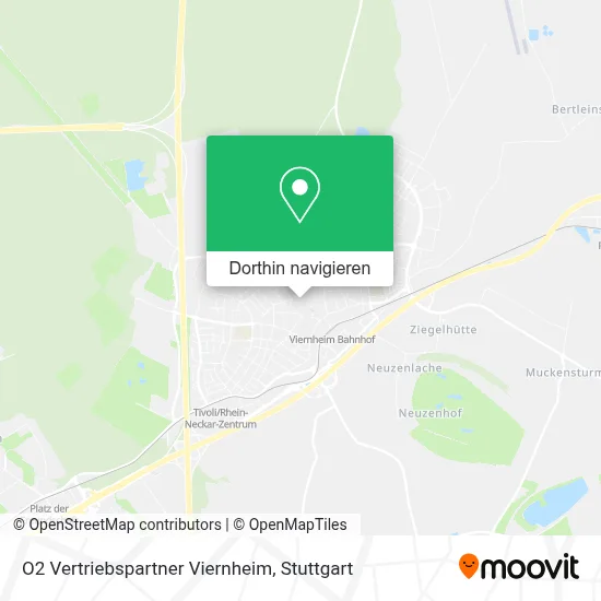 O2 Vertriebspartner Viernheim Karte