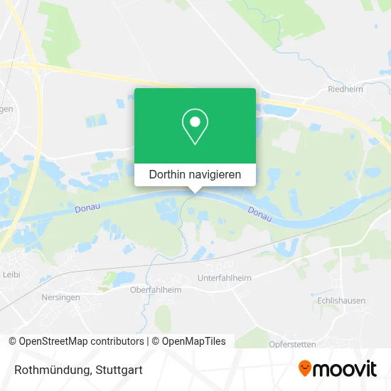 Rothmündung Karte