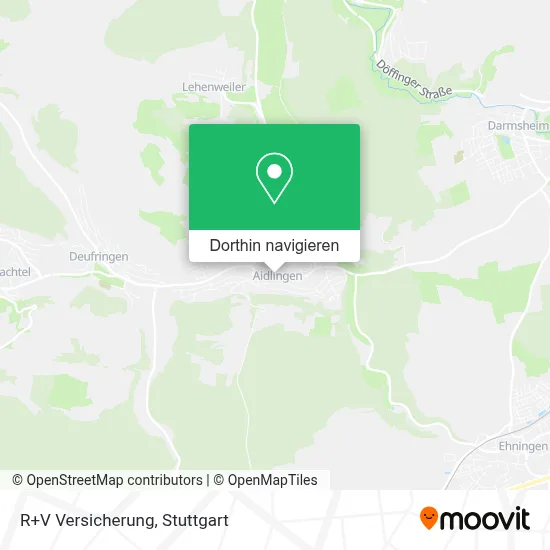 R+V Versicherung Karte