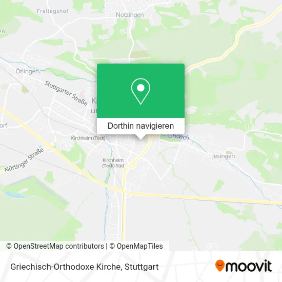Griechisch-Orthodoxe Kirche Karte