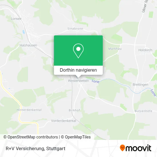 R+V Versicherung Karte