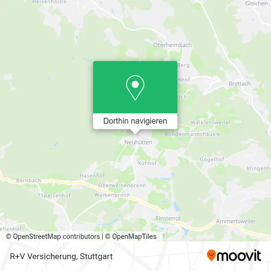 R+V Versicherung Karte