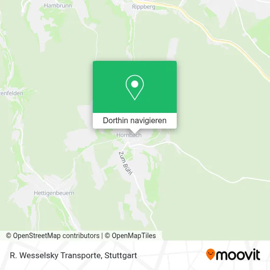 R. Wesselsky Transporte Karte